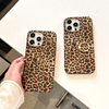 Cross-Border Trade Retro European and American Leopard Print Suitable for Apple 17 Phone Case iPhone 16 Pro Max Lanyard Ring
