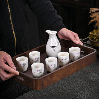 Blue and White Porcelain Wine Set Penguin Soju Pot Wine Glass White Wine Decanter Ceramic Wine Dispenser Gift Wholesale Yellow Wine