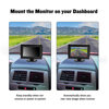 Cross-Border Vehicle Car Display Reversing Image Av 4.3inch Display Truck 5inch 7inch