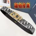 Long dr letter gold buckle