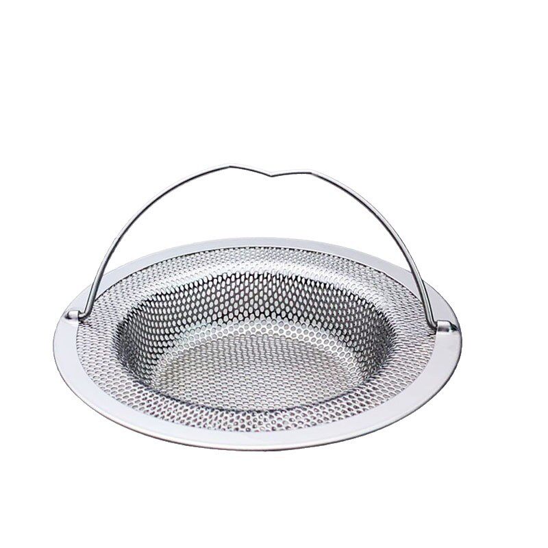 Cross-Border New Style Sink Perforated Filter with Handle Kitchen Sink Filter Mesh Sewer Sink Filter
