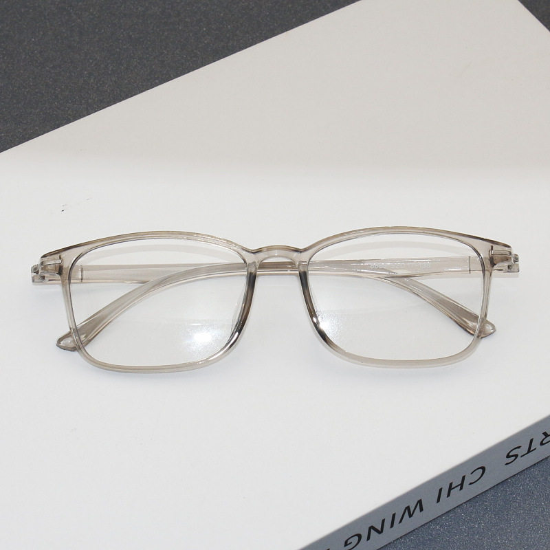 Ultra-Light Reading Glasses for Men, Anti-Blue Light Lenses, Reading Glasses for Women, High-Definition Flat Glasses, Middle-Aged and Elderly Frame Glasses Frames