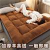 Lamb velvet mattress winter padded warm tatami 1.5m mat 1.8m dormitory single double cushion quilt
