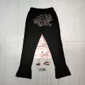 64 black gold sweatpants (accessories + bag)
