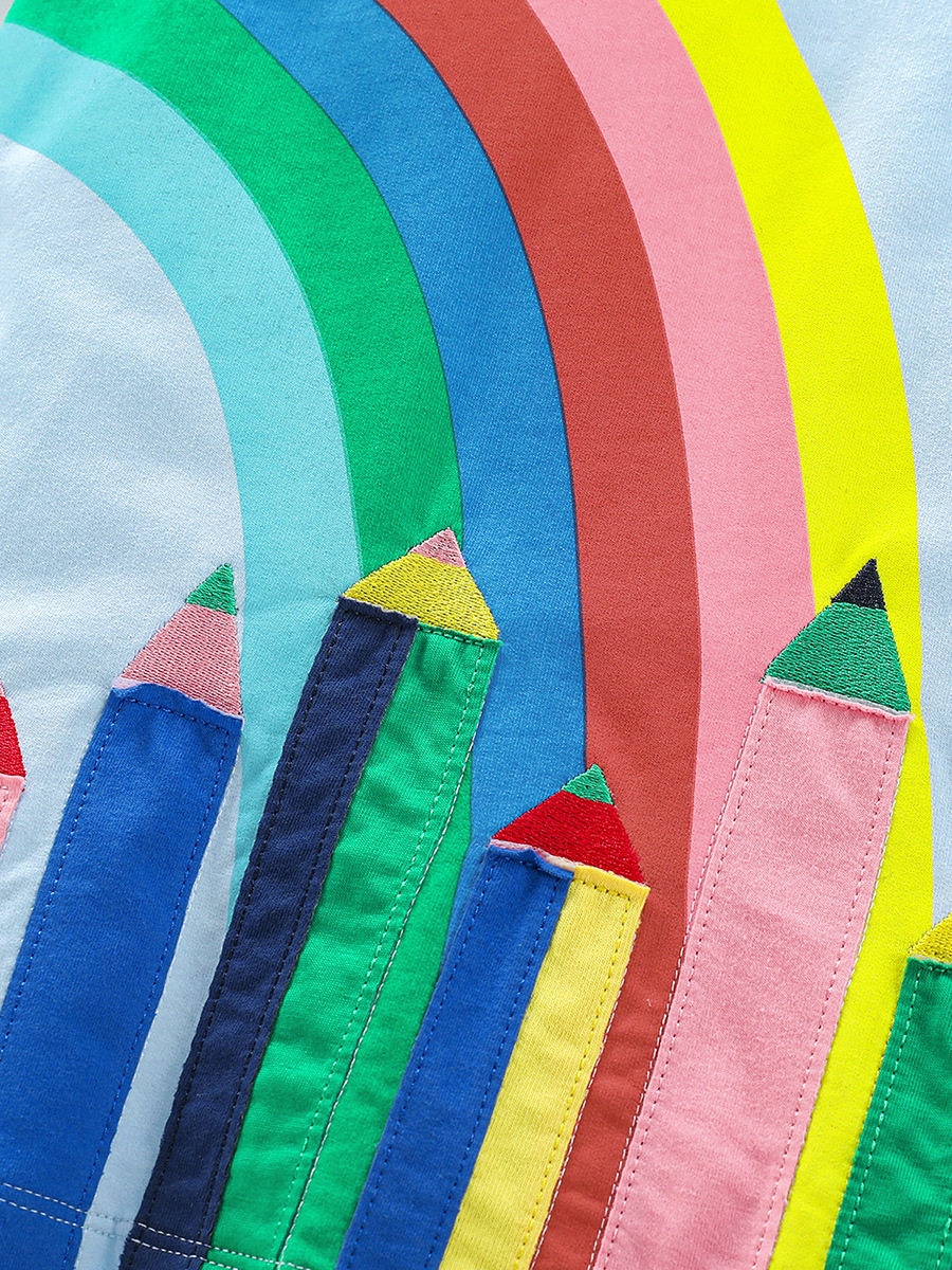 Custom-made, Special Supply Kids' Dress, New Autumn Long-sleeve Crewneck Loose Maxi Dress