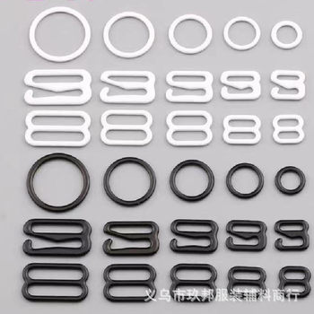 Factory direct iron bag glue buckle bra buckle 8+0+9 word underwear adjustment nine word buckle eight word buckle