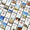 42 Chinese Construction Universities Bookmark Tsinghua Peking University School Badge School Motto Edition World Famous Universities Inspirational Positive Energy Card