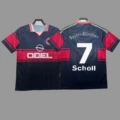 1997-99 Bayern Munich Home Royal Blue Jersey + Printed 7