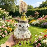 Синьцзян diy инкрустированная бриллиантами богатая кукла ягненок плюшевая кукла кулон милая сумка украшение подарок для девушки