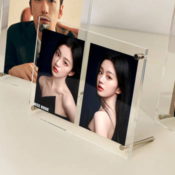 Double Photo Frame Display Stand 6 Inch 7 Inch 8A4 Acrylic Photo Frame Empty Frame Couple Best Friend Photo Printing Photo Frame Export