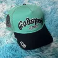 Green black black embroidery