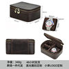 New Retro Crazy Horse Cowhide Multi-compartment Watch Box Travel Portable Mechanical Watch Jewelry Genuine Leather Storage Box