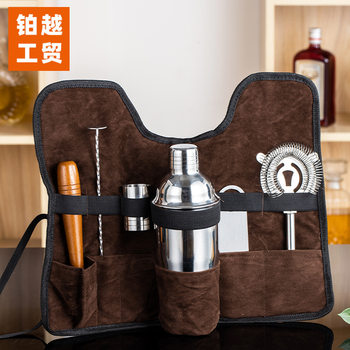 Shake Cup Cross-Border Direct Supply Cocktail Shaker Set 7-Piece Cocktail Shaker Tool Mixing Tool Set