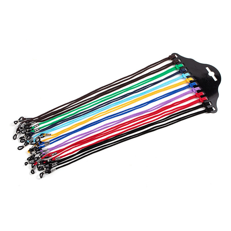 New nylon glasses rope fashion comfortable sunglasses chain reading glasses non-slip glasses rope color mirror rope anti-lost