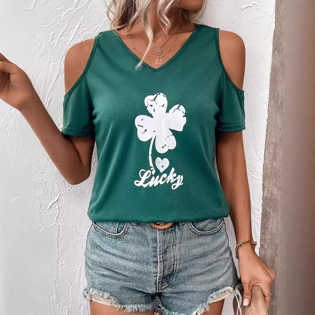 Loose Fit Batwing Sleeve T Shirt Round Neck Off Shoulder Versatile Design Casual Wear for Women Wholesale Available