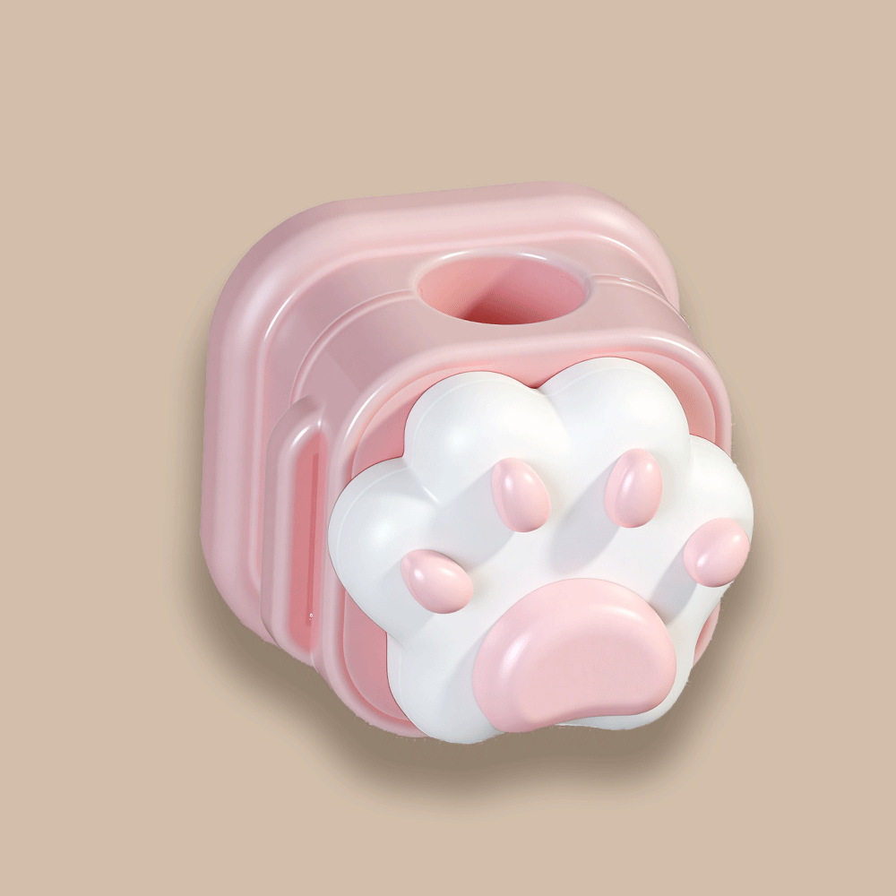 Cat's claw cute fun organizer desktop data cable magnetic holder storage finishing mobile phone charging clip clip