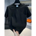 Black t-shirt, black cd
