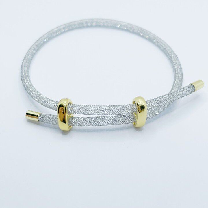 Eight-character lobster clasp with water drill net bracelet necklace style collection