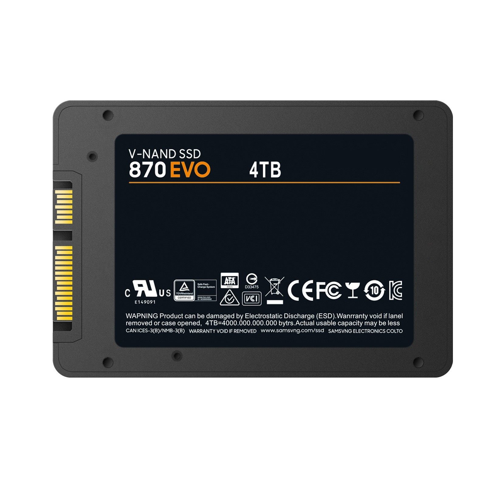 Встроенный твердотельный накопитель SSD 2,5-дюймовый 870EVO с высокой скоростью передачи данных 1 ТБ/2 ТБ/4 ТБ Изображение 1