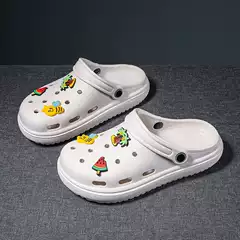 2026 Casual Slip-Resistant White Breathable Injection-Molded Clog for Adults, Trendy