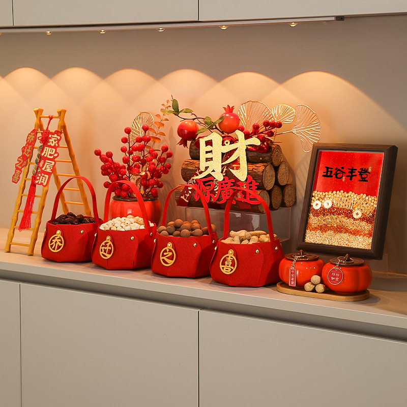 The joy of housewarming decoration grain abundance ornaments new house moving into the house step by step ascending ladder porch layout supplies