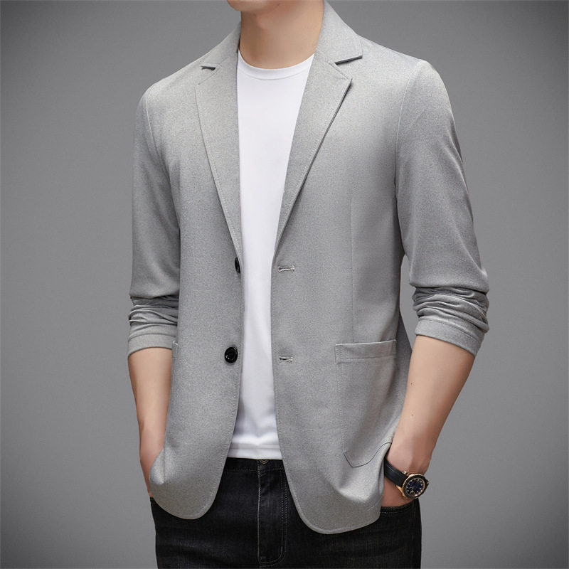 Áo Vest Blazer Nam Tay Lỡ Dáng Ôm Vừa Vặn Màu Đen, Xám, Xanh Navy