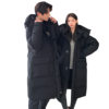 Moho Northeast Thickeneded down Jacket for Men and Women, Waterproof, Cold-Proof and Warm Harbin Travel Equipment Couple Long Jacket
