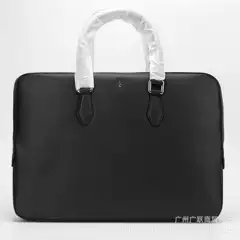 W Baolong Men's Handbag Top Layer Cowhide Business Commuter Computer Bag Saffiano Leather Briefcase high quality