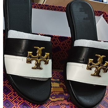 2025 New European and American Women Vietnam Leather Home Metal Buckle Flat Slippers Home Wear Sandals Slippers Manufacturers