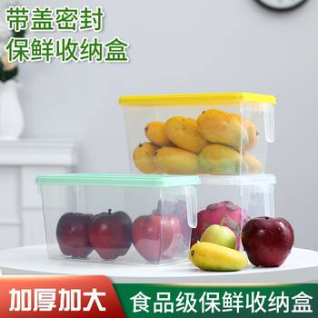 Plastic Drawer-Type Vegetable Refrigerator Storage Box Large Food-Grade Transparent Fresh-Keeping Freezer Box Kitchen Egg Wholesale