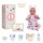 Оптовая продажа куклы Реборн BABESIDE Reborn doll 50 см милая мягкая и реалистичная кукла-младенец mini 4