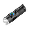 New Mini High-Brightness Flashlight, Convenient Charging Flashlight, Three-Speed Adjustment, Outdoor Hat Clip Light, Work Light 16340