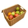 Storage Basket with Lid Rattan-like Woven Storage Box Household Box Organize Clothes Quilt Large Capacity Dormitory Storage Box