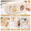 Factory direct cute pencil case large capacity niche stationery ins wind pain bag diy material new transparent pencil case