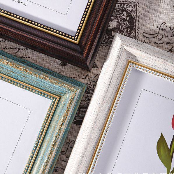 European retro photo frame 67 inch 8 inch 10 inch 12 inch painting 8 open a4 table puzzle wall mounted picture frame wholesale