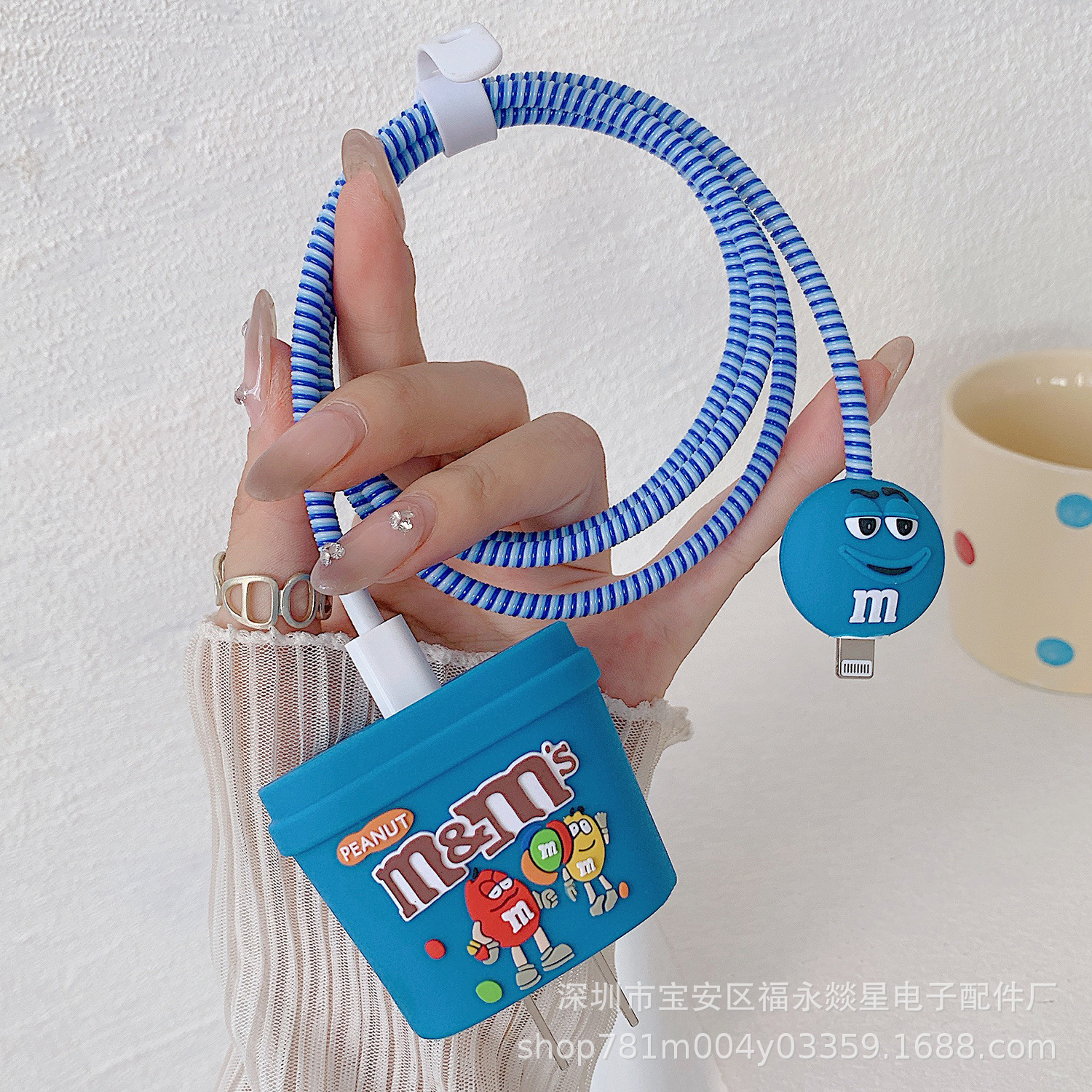 数据线保护套适用苹果充电器保护套芭芘充电头保护套充电线保护套