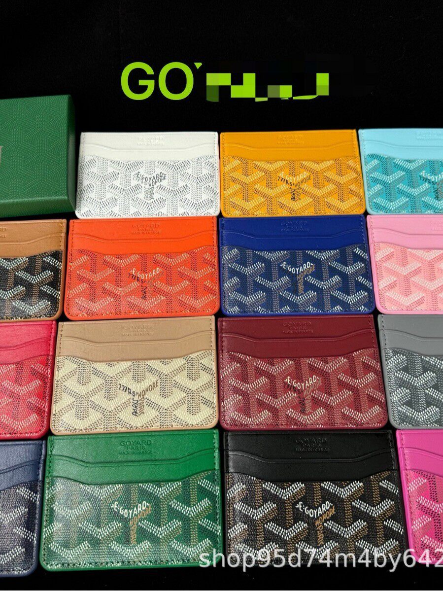 Gey Dog Tooth Card Holder with Gift Box Multi-Card 5-Card Storage Bag Light Luxury Big Brand Trendy Brand Factory Direct Sale In-Stock Direct Shipping Hot Sale