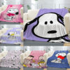 Cross-border foreign trade domestic and foreign printed flannel blanket factory direct Snoopy cartoon lunch break blanket holiday ceremony