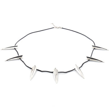 European and American simple creative men's exaggerated personality black panther necklace clavicle chain jewelry wholesale