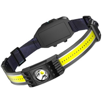 22 Years New Belt Light Strong Light Rechargeable Head-Mounted Flashlight Fishing Special Cob Floodlight Outdoor Lighting