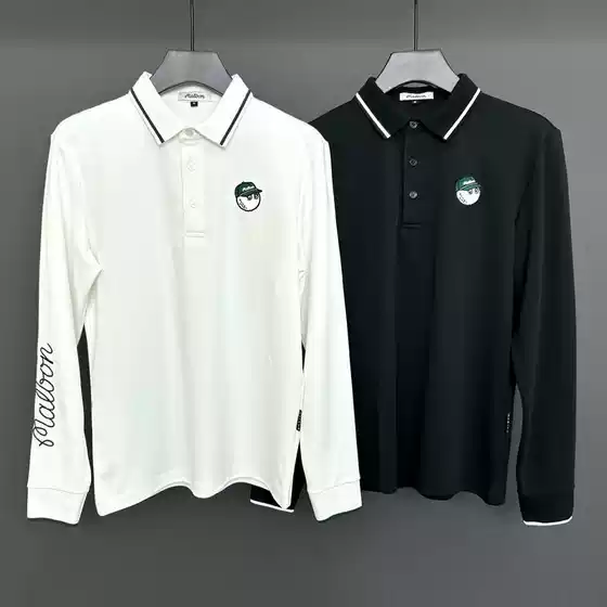 2025 New Arrival Men's Fall Golf Long-Sleeve Quick-Dry Fashion Polo Shirt Casual Sporty Classic Collar