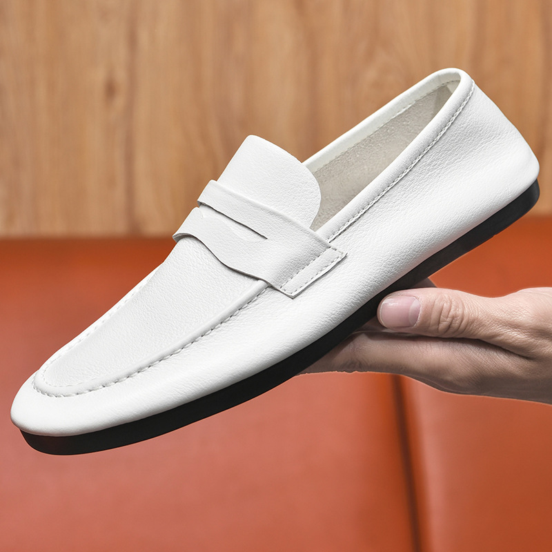 Giày Da Nam Hàng Mùa Xuân Thu Đông Phong Cách Hàn Quốc