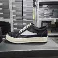 Black and white cow suede