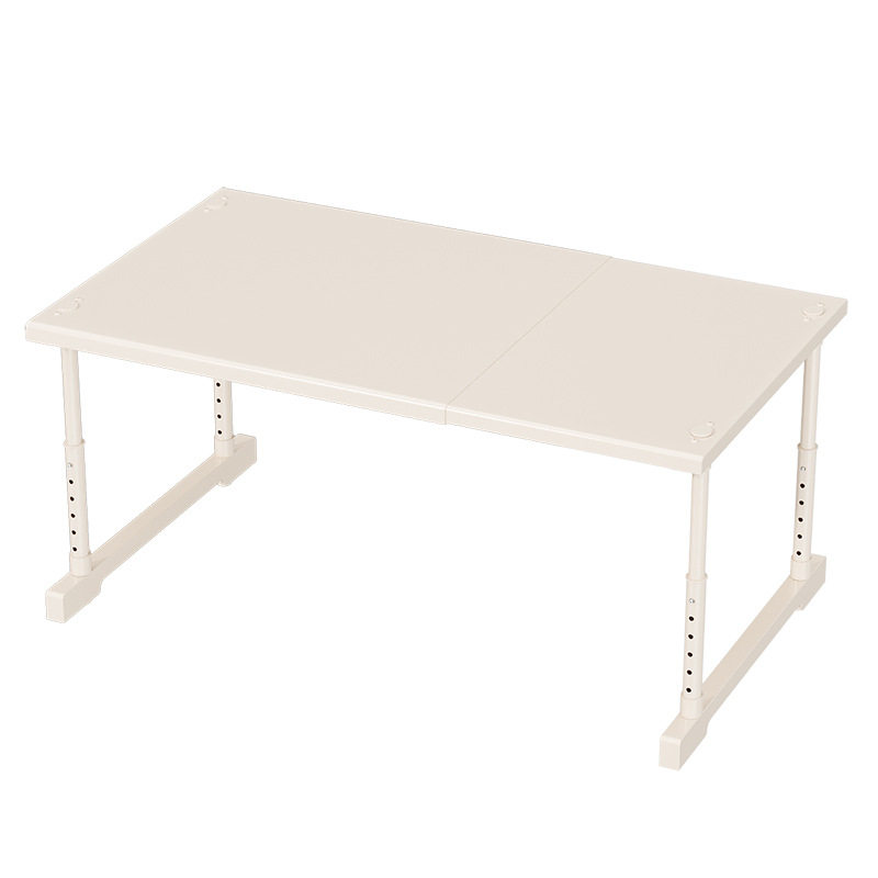 No-Drill Layered Shelf Storage Rack, Retractable Storage Rack for Wardrobe and Cabinet, Carbon Steel Storage Shelf, Extendable