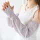 Summer Men's and Women's Ice Silk Sleeves Ice Sleeves Sunscreen Sleeves Anti-UV Ice Cool Thin Lefter Handguard Lefter Sleeves