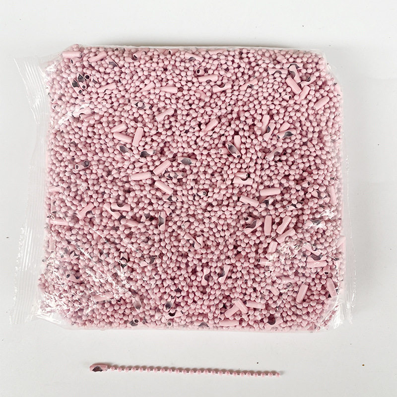 珠链现货批发彩色烤漆波珠链圆珠链diy饰品配件挂链链条吊牌链子