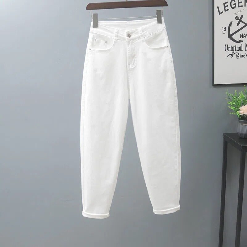 Womens Loose Harem Jeans Spring Collection Korean Style Versatile Casual Cropped Length Wholesale Available