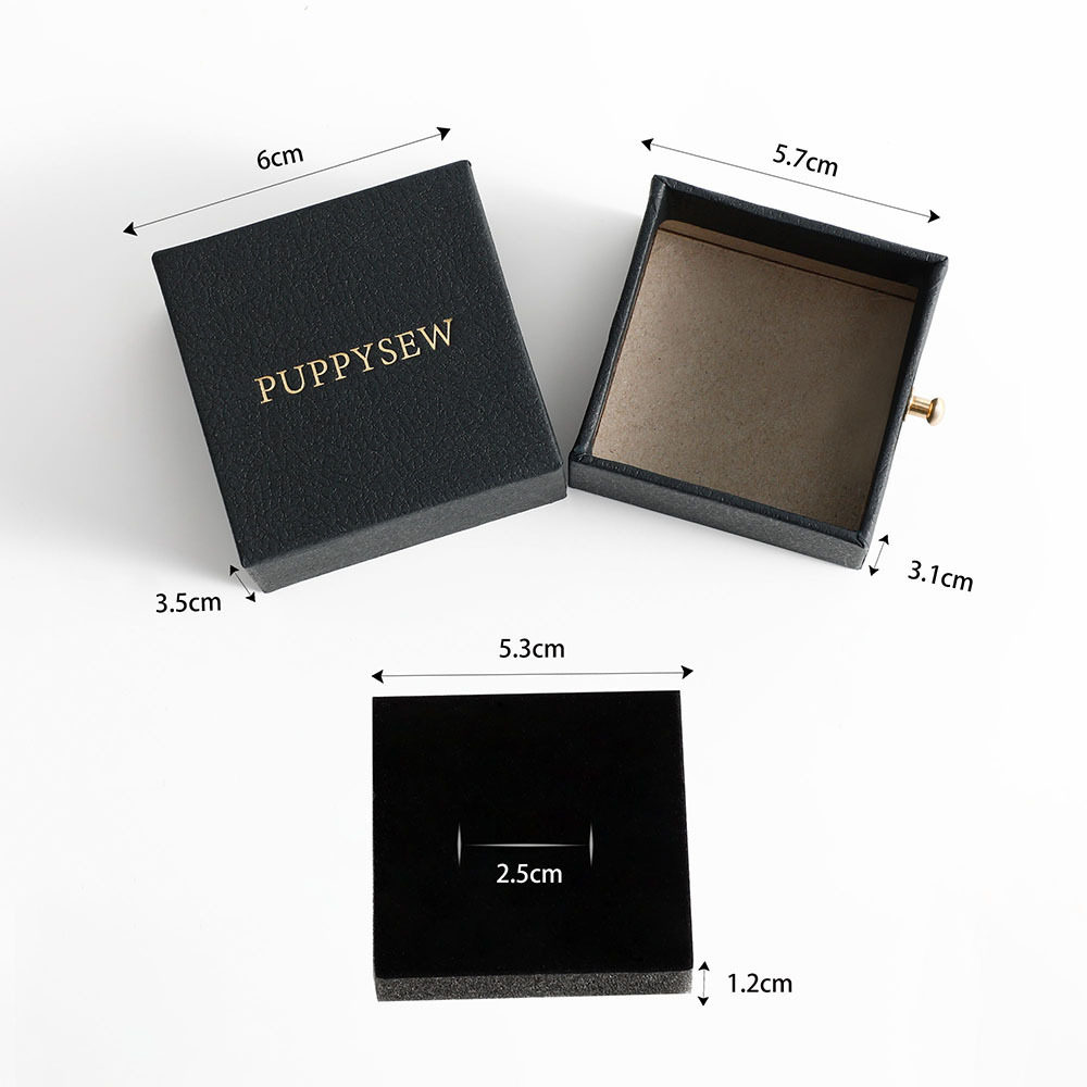 Factory Direct Sales of High-Quality Jewelry Storage Boxes, Drawer Boxes, Ring Storage Gift Packaging Boxes, Customizable with Logo