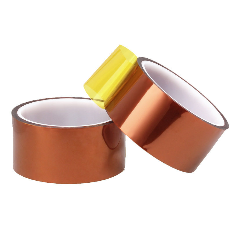 PI gold finger tape high viscosity non-residual glue insulation high temperature glue brown polyimide high temperature resistant tape manufacturers