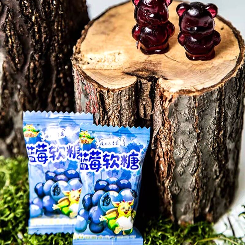 Changbai Mountain specialty ginseng candy fungus pine nuts blueberry sugar gift gift box garden ginseng for elders xylitol